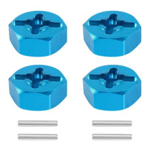 4 kpl kuusikulmainen yhdistinpyörän vanteen kuusikulmainen 7 mm päivitys 12 mm metallisovitin