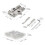 Αξεσουάρ Μηχανής Κοπής Κλειδιών Universal Key Clamping Set με Κουτί 1