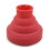 Silicone Collapsible Hair Dryer Diffuser Travel Portable Folding Blow Dryer Diffuser Attachment Red 2