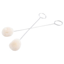 50 Pieces Wool Ball Brush Dye Dyeing Applicator with Metal Handle