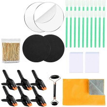 Kit di pulizia per carte da 233 pezzi, kit 10 in 1 per lucidatura e appiattimento delle carte, pulizia
