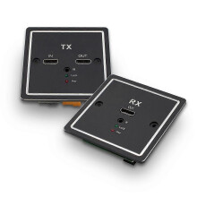 Estensore a parete compatibile HDMI TX/RX con feedback a infrarossi Cat5e/6 RJ45 per presa a muro, compatibile