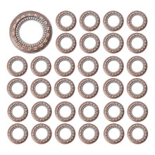 Sunflower Curtain Buttonhole 80PCS-High-Quality Silencing Ring for Home Decoration, Compatible with Roman Rod