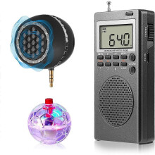 3-delars Spirit Box-utrustningssats, med 2 LED-kattbollar och 1 Spirit Box-högtalare, paranormal utrustningssats