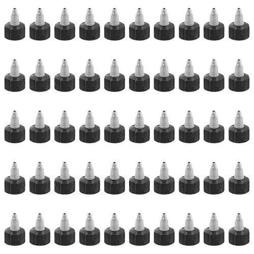 Twist Bottle Caps, 50Pcs 28-410 Squeeze Bottle Cap Replacement Caps