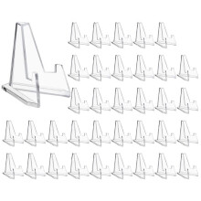 Mini Acrylic Easel Display Stand, 36 Packs,