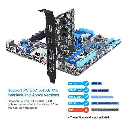 Express Adapter Card for Desktop PC , Support WindowsXP/7/8/10 1