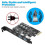 Express Adapter Card for Desktop PC , Support WindowsXP/7/8/10 4