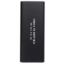 M.2 SATA SSD zu USB 3.0 Externes SSD-Lesegerät Adaptergehäuse