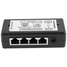 Iniettore PoE a 4 porte Adattatore di alimentazione PoE Alimentatore Ethernet Pin