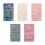 5 Sheet Nail Art Sticker Adhesive Broken Gradient Mermaid Shell 1