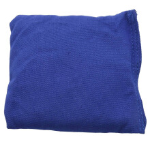 Bolsas de frijoles para niños de 15x15 cm, compatibles con el juego Cornhole, color azul.