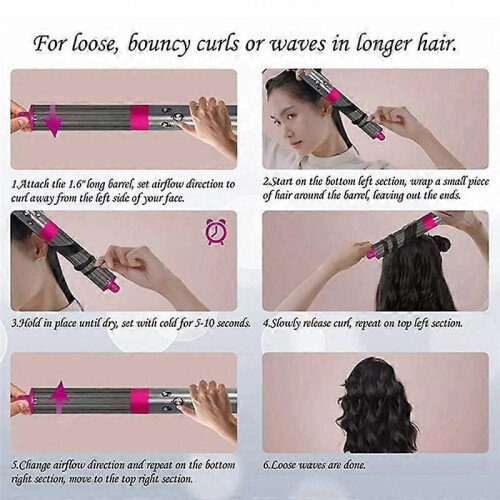 Teile für Haarstyling-Lockenstab HD08 Teile A 1