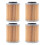 4PCS Motorcycle Oil Filter for CF500 400 500Cc Cforce Zforce 2