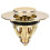 Drain Fitting Washbasin, Universal -Up Valve Plug, Sink (Gold) 1