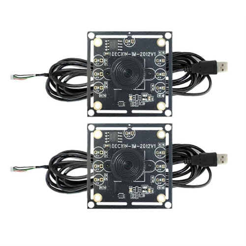 6Pcs 100 Degree Camera Module with 2 Meter Cable for WinXP/7/8/10 1