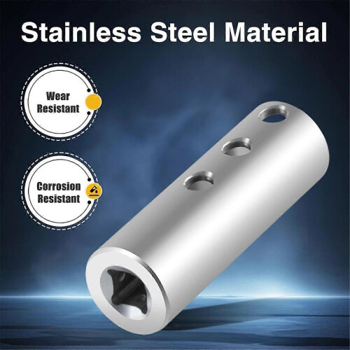 Stainless Steel Trailer Jack Electric Drill Adapter 1