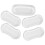 Kit de protector para asiento de inodoro, compatible con bidé, adhesivo transparente universal. 1
