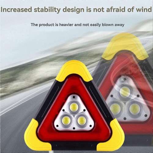 Emergency Triangular Warning Light Safety Emergency Breakdown Lamp 2