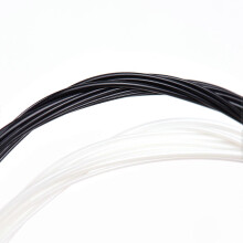 4 Pack Nylon Strings for 21" Soprano Ukulele, 23" Concert Ukulele and 26" Tenor Ukulele (.024-.026), 2 Pack (Black + White)