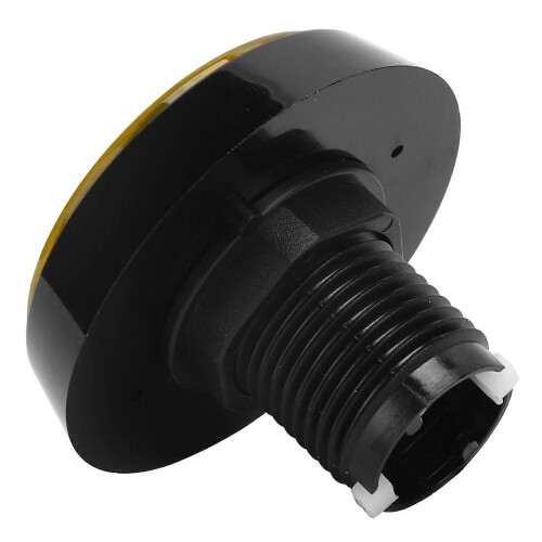 60mm Big Round Flat Button with LED Light 3‑Foot Switch for Crane Machine Game ConsoleYellow 2