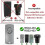 ECOSTAR RSC2 RSE2 433MHz Garage Door Opener Remote Control Replacement 3