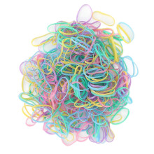 Πλαστικά κορδόνια μαλλιών πολύχρωμα χοντρά ελαστικά κορ