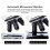 Cámara de microscopio digital USB de 2 MP - Ocular electrónico universal compatible con educación científica 3