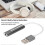 External USB Sound Card Aluminum Alloy for All Computer Systems, 7.1 Stereo 3