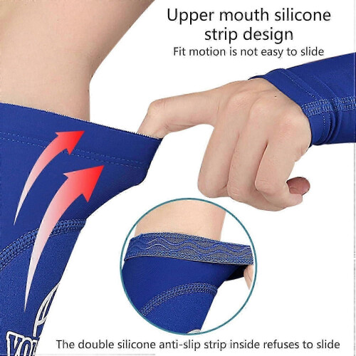 Conjunto de mangas, muñequeras y coderas para voleibol - Protección compatible con brazos y manos, compatible 2