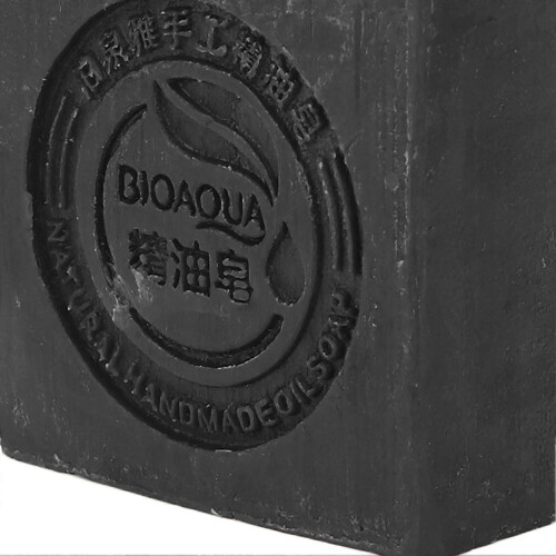 Bamboo Activated Charcoal Soap Deep Cleaning Handmade Soap for Face Cleaning 3.52oz 2