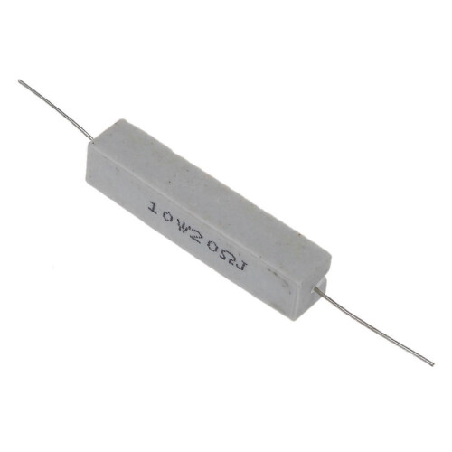 5x 10W 20 Ohm 5% συρματόσχοινο κεραμικό τσιμεντοειδές αντιστάτη 10 Watt 2