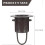 Aluminum Alloy Rain Chain Adapter Cup - Decorative Rain Catcher for Gutter Downspouts 2
