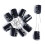 10pcs Capacitor Electrolytic Aluminum 33UF 400V Black 4