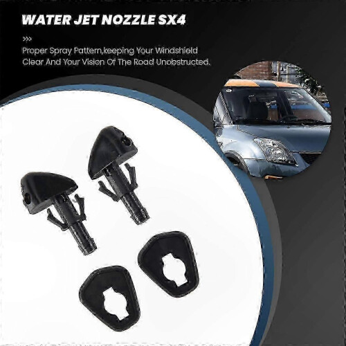 Windshield Washer Nozzle for Swift Alto SX4 Liana - 2 Pack Replacement Nozzles 2