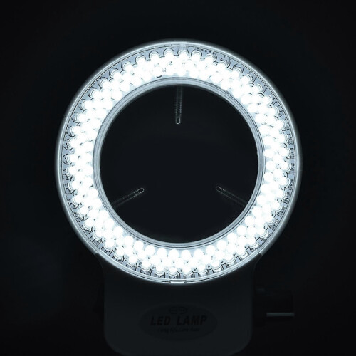 Caméra de microscope 144 LED Source lumineuse Luminosité réglable Lampe annulaire 1