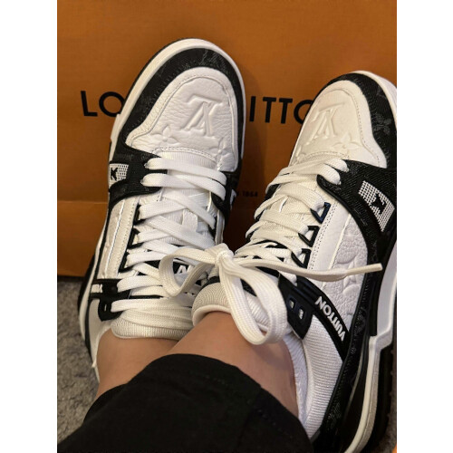 White Lv Trainer 120cm Shoelaces for Sneakers Replacement 2