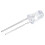 5mm Dia Clear Round Head Blue Light Emitting Diodes LED 50 Pcs 2