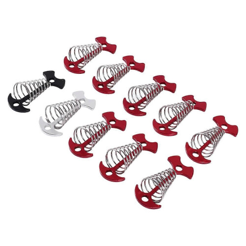 10Pcs Plank Floor Spring Anchor Outdoor Awning Fixed Nails 2