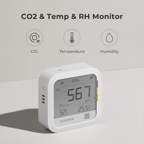 Ανιχνευτής CO2, Παρακολούθηση Θερμοκρασίας και Υγρασίας για Ε 2