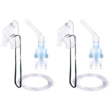Kit completo di ricambio per nebulizzatore (2 pezzi), compatibile con adulti e bambini, include maschere,