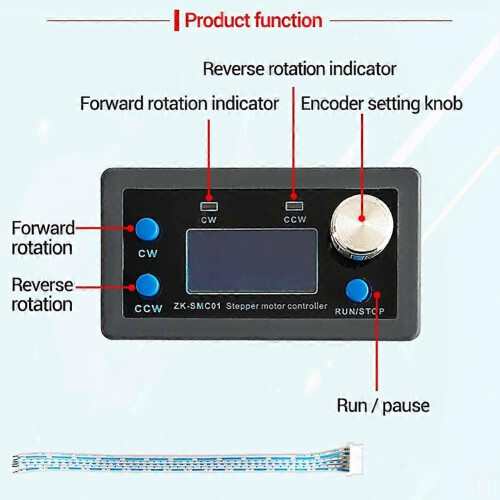 42 57 Stepper Motor Controller Positive Reverse Angle Pulse Speed Control Board Programmable PLC Serial Communication 2
