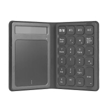 Składana klawiatura numeryczna Bluetooth z touchpadem, przenośny kalkulator 3 w 1, bezprzewodowa klawiatura