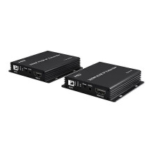 Extender KVM compatibile con HDMI tramite cavo RJ45 Cat6, 300 Mbps, supporto per mouse e tastiera, da