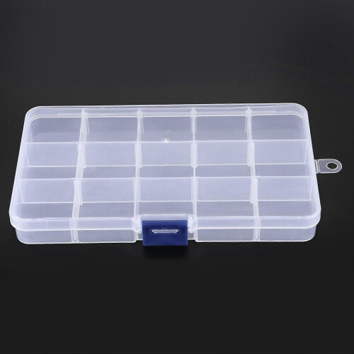 3X Electronic Components 15 Slots Detachable Plastic Cases Boxes 2