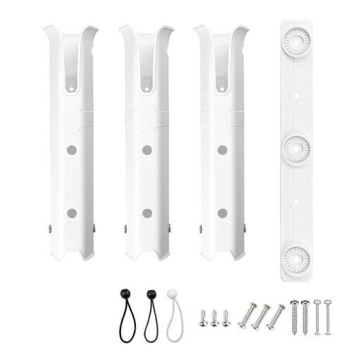 Fishing rod racks holders fishing rod socket white