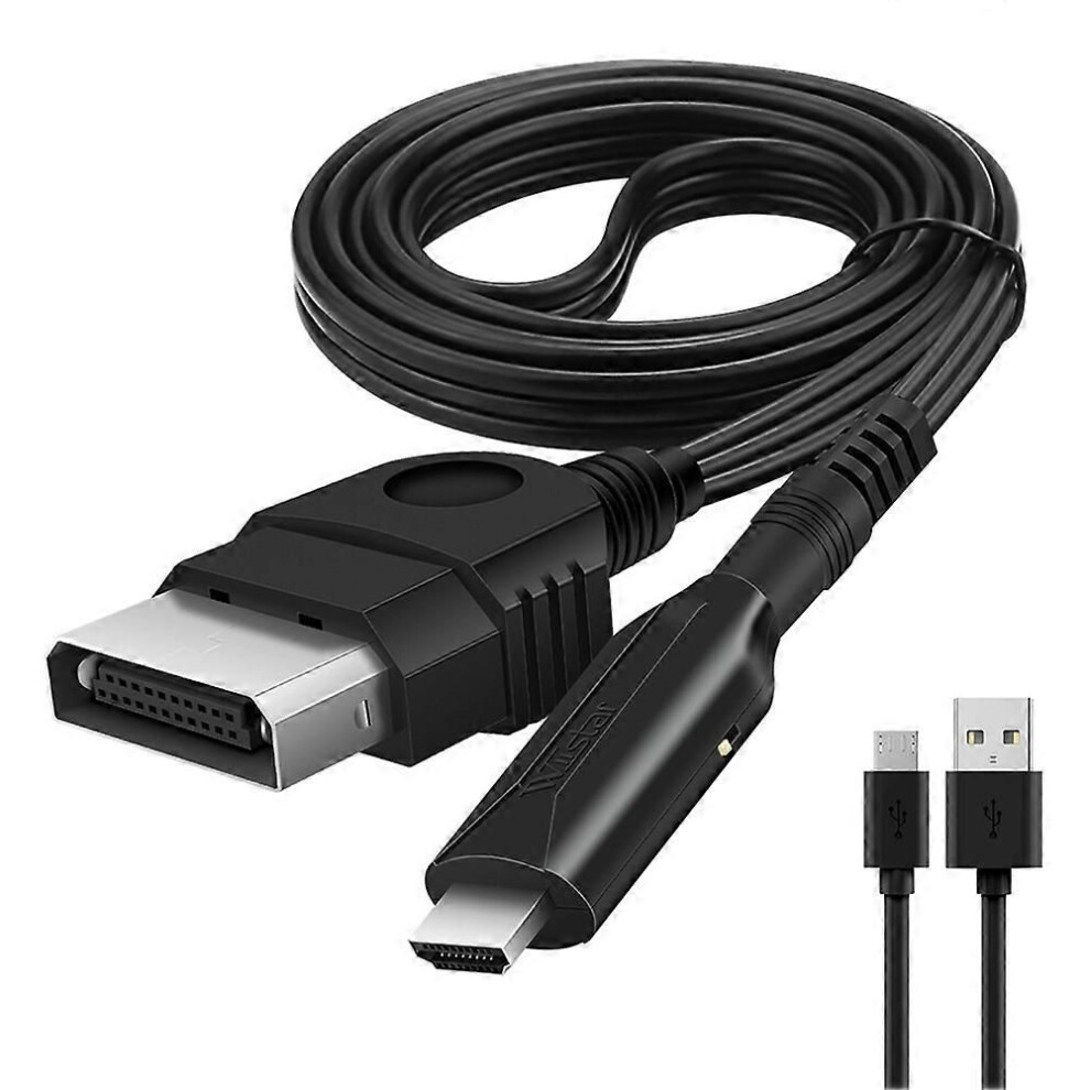 For Xbox To Hdmi-Compatible Video Converter Adapter Hd 1080P/720P With Usb Power Cable For Consoles 9409192939135