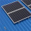 8X SolpanelsfäSte Solcellspanelskena Solpanelsmonterade FäStmodul med Mitt för Trapetsformat Tak 35 mm 5