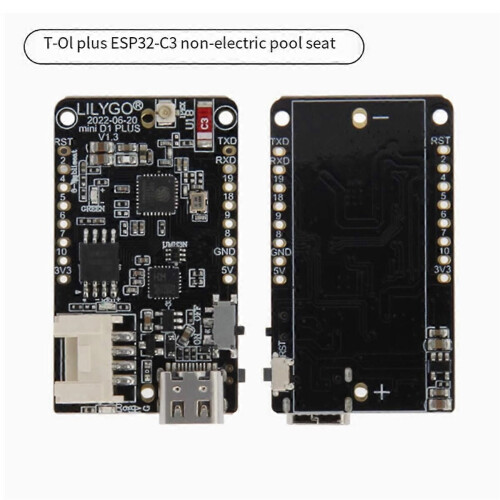 T-OI Plus ESP32-C3 RISC-V MCU Wireless Module Development Circuits Board Suppert Wi-Fi Bluetooth B 2