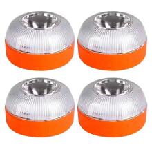 4 luci LED di emergenza per auto, lampeggianti, a induzione magnetica, stroboscopiche, di segnalazione,